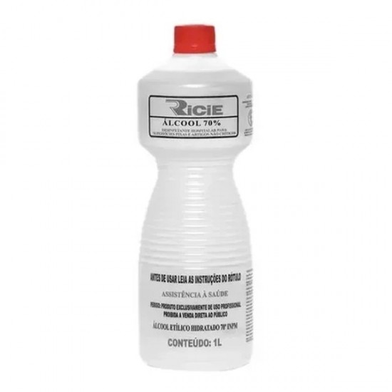 Álcool  líquido Ricie 70% 1 litro